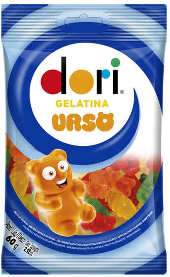 Bala de gelatina Dori Urso 60 g